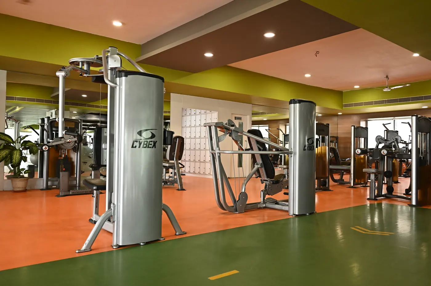 Satellite strength training area