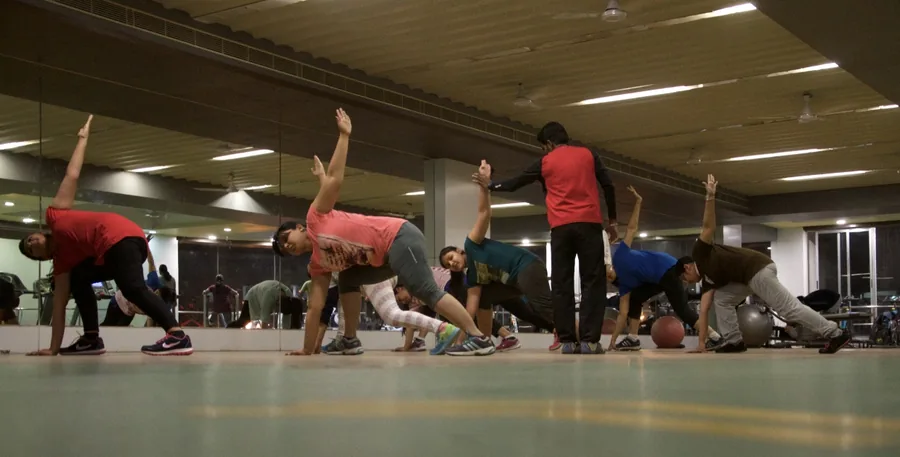 Legacy aerobics area at Vala's Gym Satellite