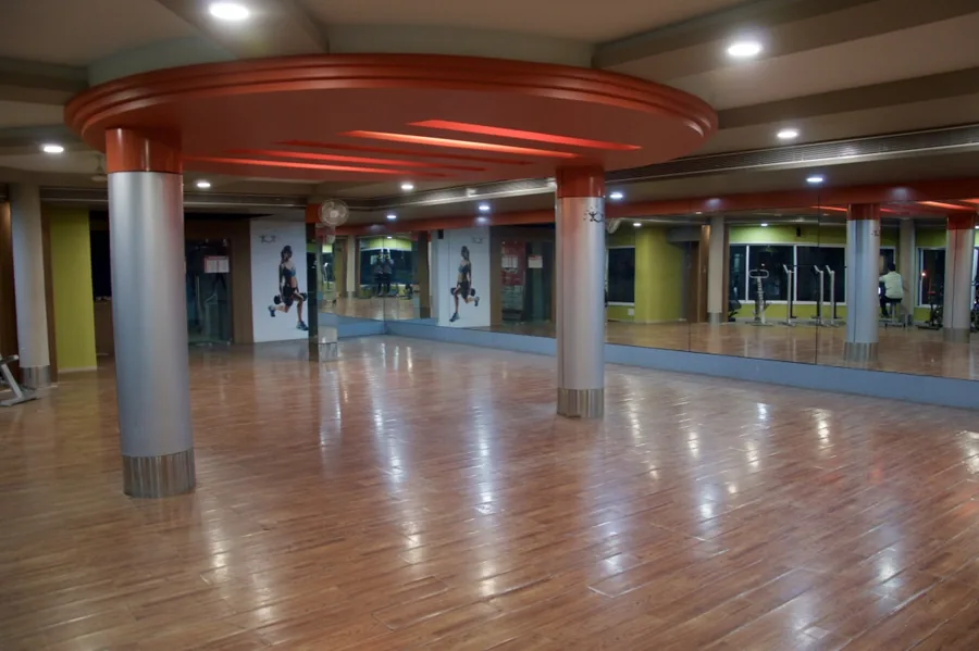 Legacy aerobics area at Vala's Fitness Studio Vastrapur
